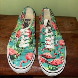 Vans Flamingo Print Sneakers